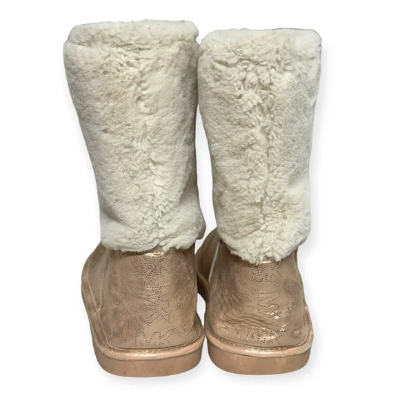 Michael Kors Girls Furry Boots‎ Size 1 - Picture 3 of 5